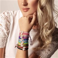 Bracelet Lelune LELUNE GLAMOUR in Silver Perla LGBR467 - LGBR467